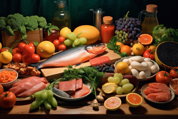 fotografia de una mesa llena de comida nutricionista las palmas fotografia de una mesa llena de comida nutricionista las palmas